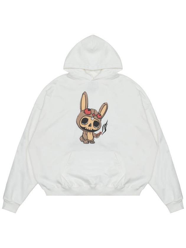 Unisex Skull Bunny Metallic Embroidery Large Fit Hood SDKIIISD231114HD002 - SALONDEKII SDLABEL - BALAAN 10