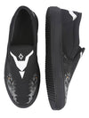 EM9003 WOLF RACE SLIPON BLACK slipons - MARCELO BURLON - BALAAN 1