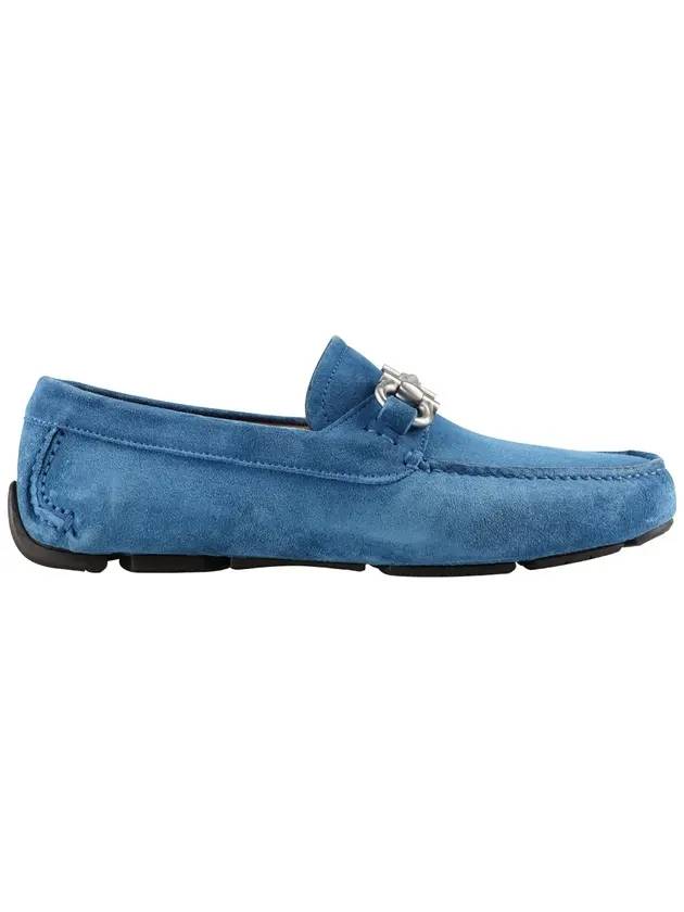 Salvatore Gancini Ornament Driving Shoes Blue - SALVATORE FERRAGAMO - BALAAN.