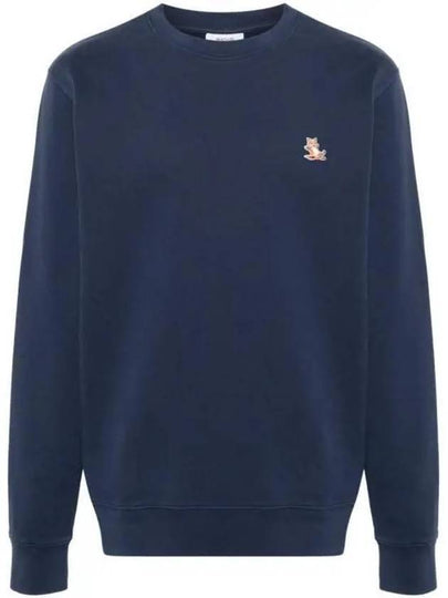 Chillax Patch Regular Sweatshirt Eclipse Blue - MAISON KITSUNE - BALAAN 2