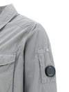 Chrome-R Pocket Over Long Sleeve Shirt Grey - CP COMPANY - BALAAN 4