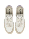 Medalist Suede Purple Tab Low Top Sneakers White - AUTRY - BALAAN 5