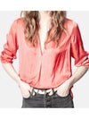 Tunika Tink Satin Blouse SKCP3201F - ZADIG & VOLTAIRE - BALAAN 2