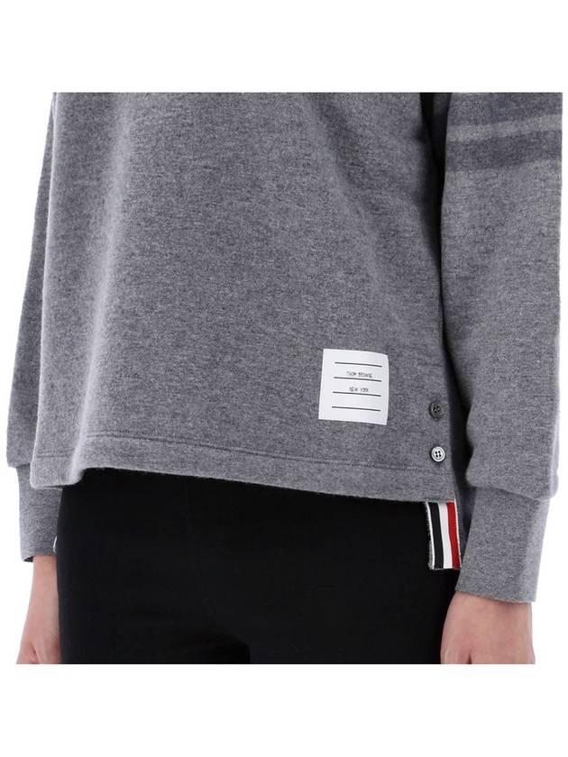 Virgin wool loopback 4 bar sweater FJT271A 055 - THOM BROWNE - BALAAN 4