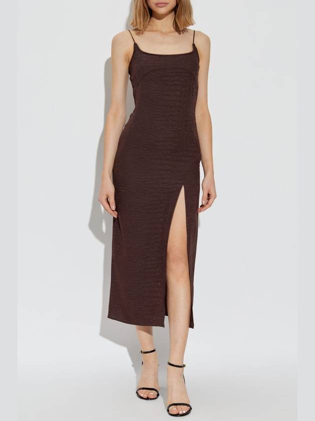 Jacquemus Strappy Dress, Women's, Brown - JACQUEMUS - BALAAN 3