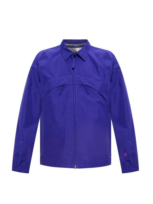 Gore-Tex Marina Recycled Zip-Up Jacket Blue - STONE ISLAND - BALAAN 1