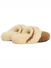 Triomphe Shearling Fur Slippers - CELINE - BALAAN.