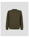 Diagonal Raised Fleece Sweatshirt Ivy Green - CP COMPANY - BALAAN 2