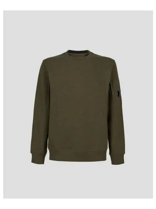 Diagonal Raised Fleece Sweatshirt Ivy Green - CP COMPANY - BALAAN 2