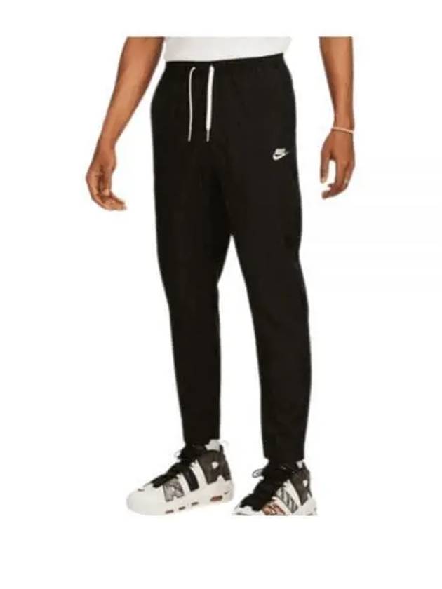 Men's Club Woven Lightweight Track Pants Black - NIKE - BALAAN 2