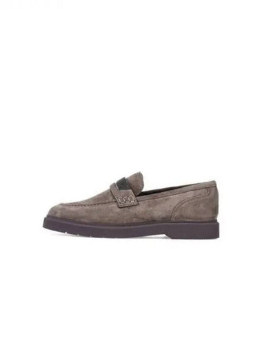 10 epoint Women s Monili Suede Penny Loafer Taupe 271509 - BRUNELLO CUCINELLI - BALAAN 1