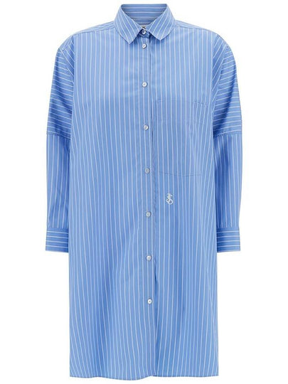 Shirt J05DL0107 J45173 471 BLUE SKY - JIL SANDER - BALAAN 2