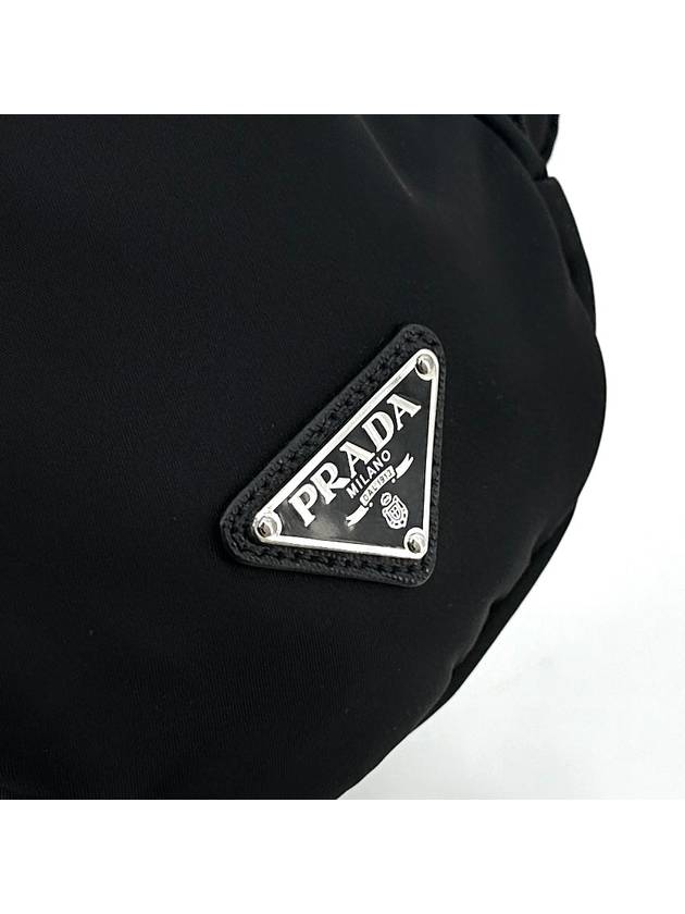 2VZ135 Triangle Logo Re Nylon Saffiano Backpack - PRADA - BALAAN 7