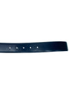 Logo Buckle Leather Belt Black - PRADA - BALAAN 6