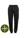 Men's Wappen Patch Jogger Pants Black - STONE ISLAND - BALAAN 3