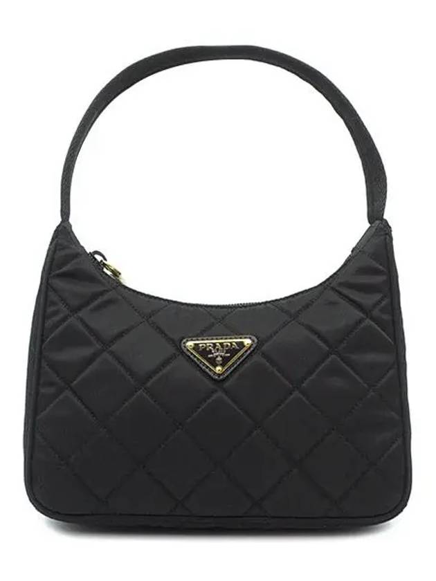 Nylon Quilted Hobo Tote Bag Black - PRADA - BALAAN 2