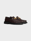 Universite Triomphe Chain Polished Bull Loafer Dark Brown - CELINE - BALAAN 3