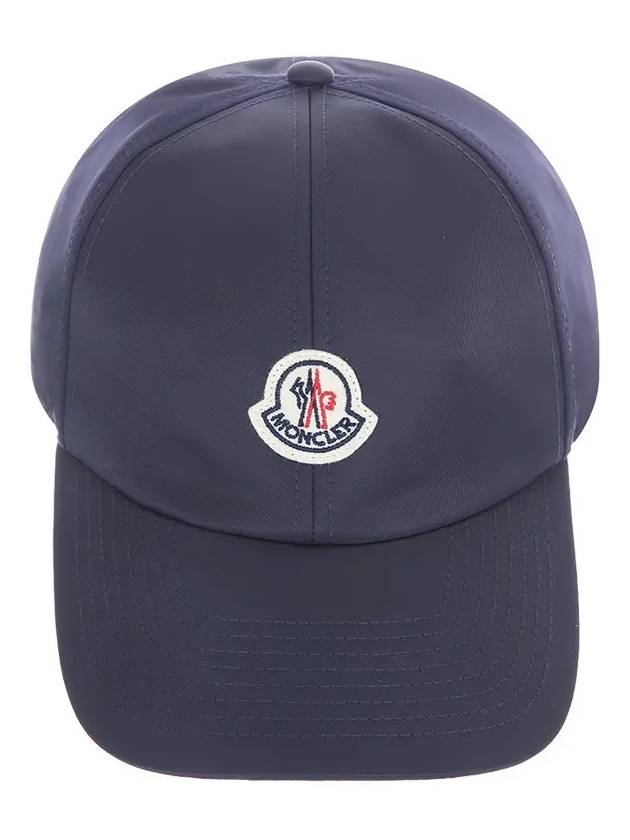 3B00001 0U282 778 Women s Logo Satin Navy Ball Cap - MONCLER - BALAAN 1