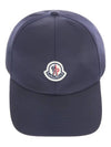 3B00001 0U282 778 Women s Logo Satin Navy Ball Cap - MONCLER - BALAAN 2