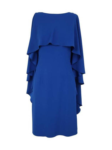 short dress A 0457 1618 0299 ??ELECTRIC BLUE - ALBERTA FERRETTI - BALAAN 1