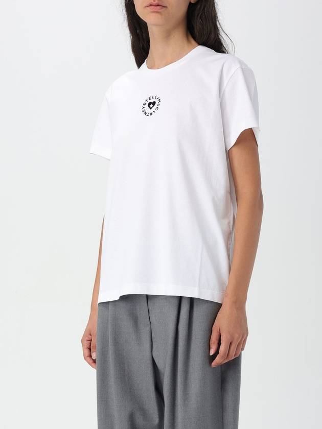 T-shirt con mini logo Stella McCartney - STELLA MCCARTNEY - BALAAN 4