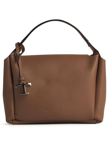 Tod'S 'Mini' Brown Leather Top Case - TOD'S - BALAAN 1