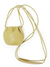 Dumpling Drawstring Calf Leather Mini Bag Yellow - JIL SANDER - BALAAN 2