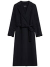 Esturia Wool Coat Black 2390160539600 013 90160539 - MAX MARA - BALAAN 8