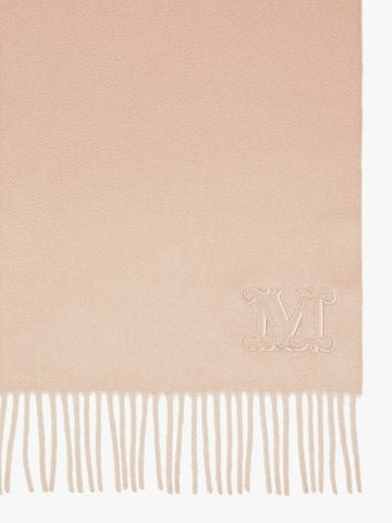 23FW WSDALIA 100% cashmere M logo muffler jibling 002 pink 45463133 002 - MAX MARA - BALAAN 1