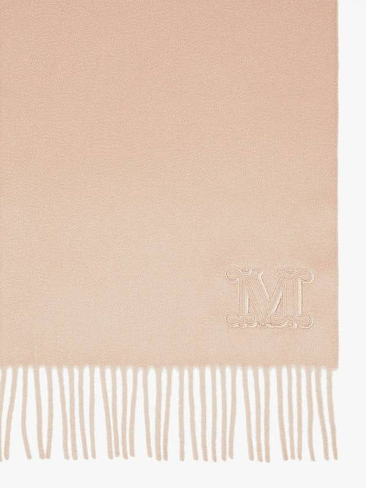 23FW WSDALIA 100% cashmere M logo muffler jibling 002 pink 45463133 002 - MAX MARA - BALAAN 1