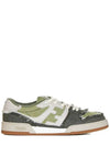 Match Low Top Sneakers Green - FENDI - BALAAN 1