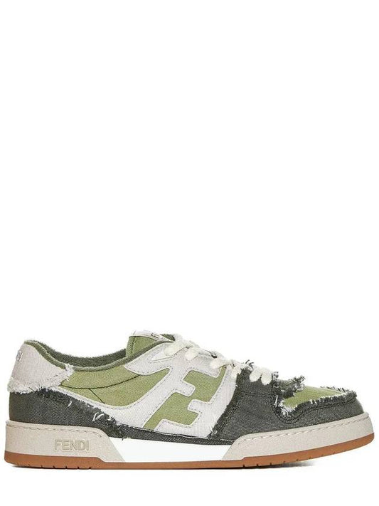 Match Low Top Sneakers Green - FENDI - BALAAN 1