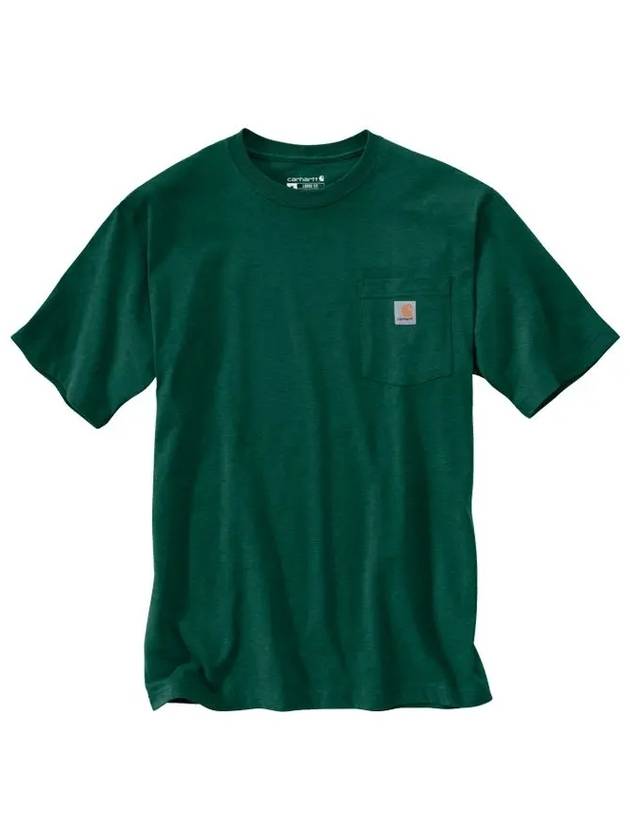 Pocket short sleeve t shirt Northwood Heather K87 G55 - CARHARTT - BALAAN 3