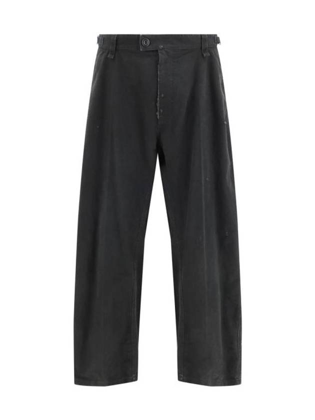 Minimal Cargo Straight Pants Black - BALENCIAGA - BALAAN 2