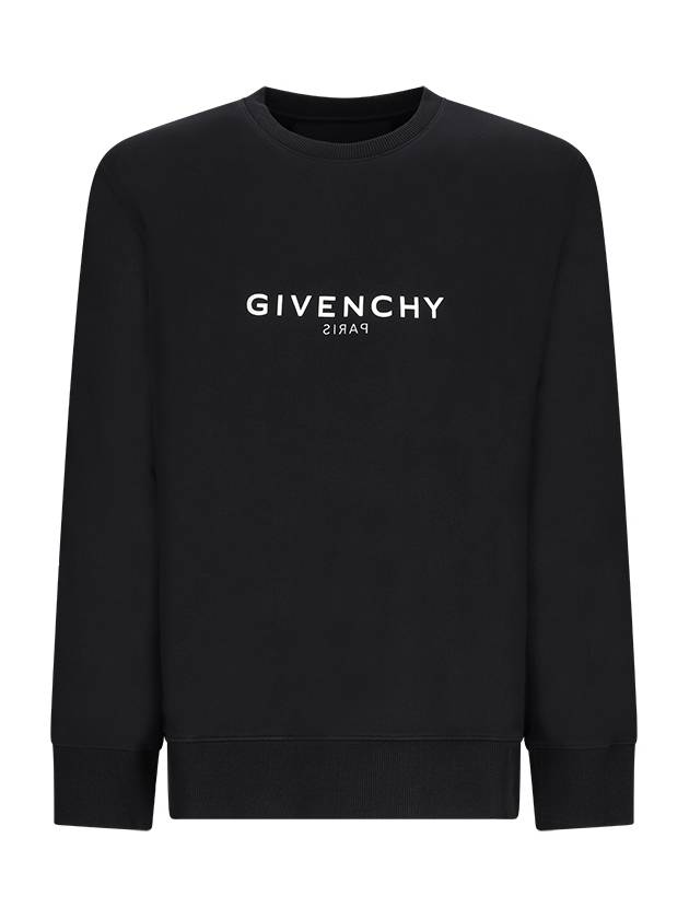 logo print slim fit sweatshirt black - GIVENCHY - BALAAN 2