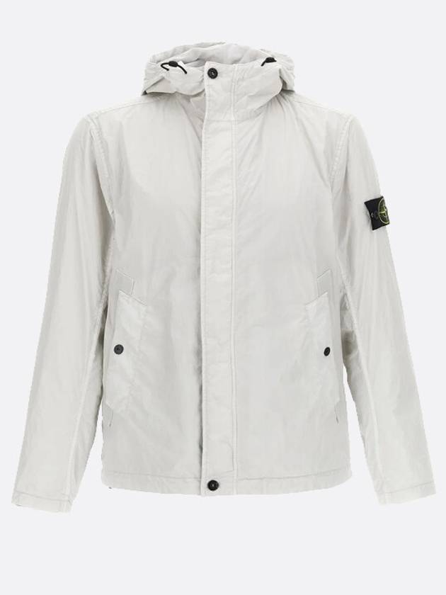 Crinkle Reps R NY Hooded Jacket Sky Blue - STONE ISLAND - BALAAN 2