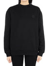 Moncler Women s Logo Patch Back Printing Sweatshirt Black 8G00031 809KR 999 - MONCLER - BALAAN 1