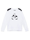 Logo Print Sweatshirt White - MOOSE KNUCKLES - BALAAN 1