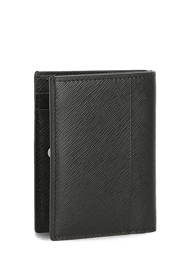 Sartorial 4cc Leather Bicycle Wallet Black - MONTBLANC - BALAAN 3