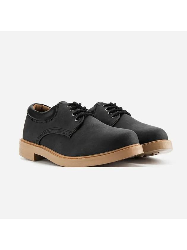 576 Ankle Two-tone Height Increase Derby Low Walker Matte Black - BSQT - BALAAN 1