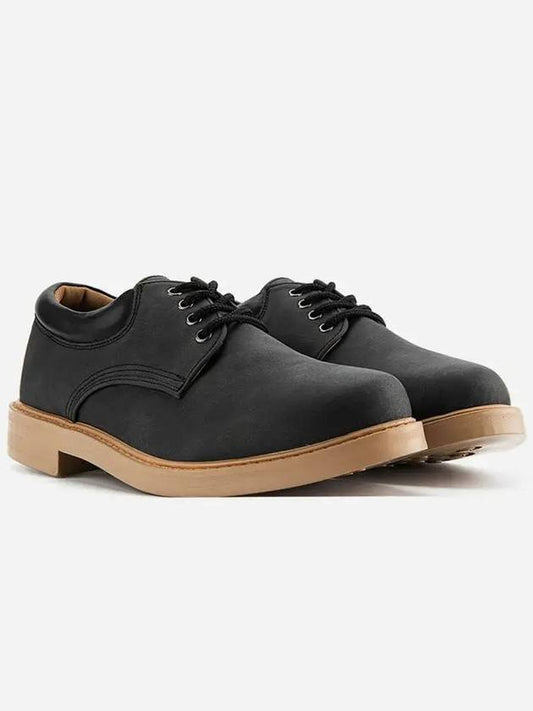 576 Ankle Two-tone Height Increase Derby Low Walker Matte Black - BSQT - BALAAN 1