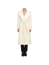 Bdanton Single Coat Ivory - MAX MARA - BALAAN 2