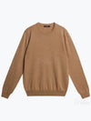 Lyle Merino Crew Neck Knit Top Chipmunk - J.LINDEBERG - BALAAN 2