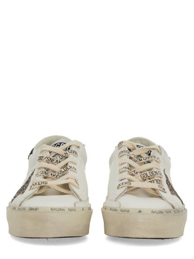 Hi Star Glitter Tab Low Top Sneakers White - GOLDEN GOOSE - BALAAN 4