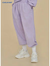 Women's Pintuck Jogger Pants Purple - OFFGRID - BALAAN 1