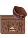 Materasse Nappa Leather Card Wallet Caramel - MIU MIU - BALAAN 3