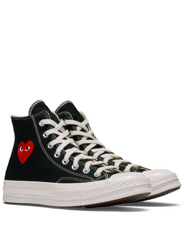 Comme Des Garçons Play Chuck `70 Small Red Heart High Sneakers - COMME DES GARCONS PLAY - BALAAN 2