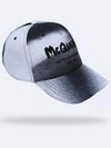 Spray Paint Effect Ball Cap Black Ivory - ALEXANDER MCQUEEN - BALAAN 4