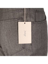 Men's Livigno Virgin Wool Straight Pants Gray - BRIONI - BALAAN 8