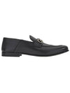 Gancini Ornament Loafer Black - SALVATORE FERRAGAMO - BALAAN 2